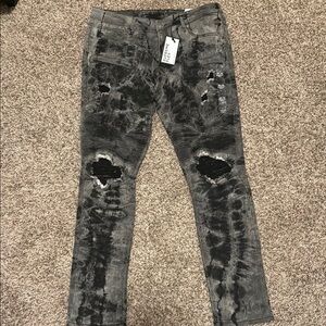 Rue21 Black and Gray Skinny Jeans